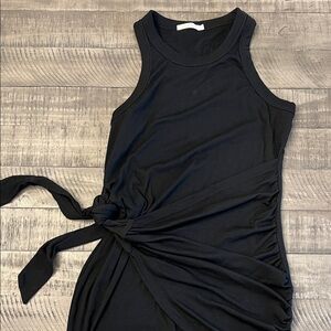 Amazon Black tie front Dress